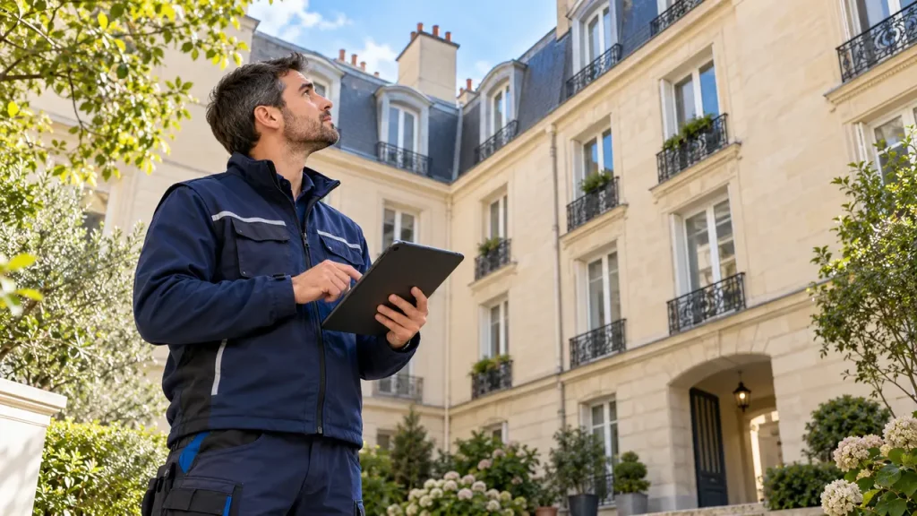 Illustration du DTG et du PPPT : inspection d’une copropriété